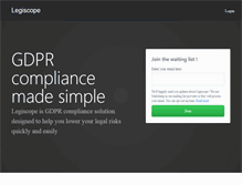 Tablet Screenshot of legiscope.com